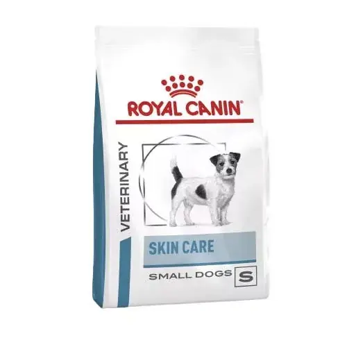 Szezonális akció Royal Canin Veterinary Skin care S bőr és szőrtápláló kistestű száraz kutyaeledel 2kg