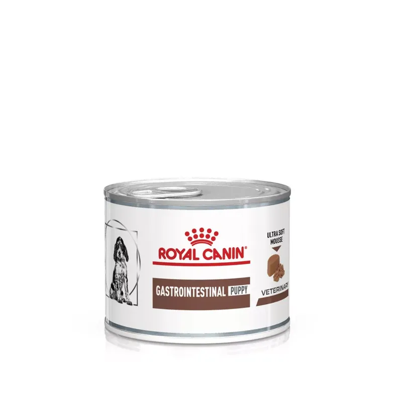 Különleges ajánlat Royal Canin Veterinary Gastrointestinal emésztőszervi kölyök kutya konzerv 12x195g