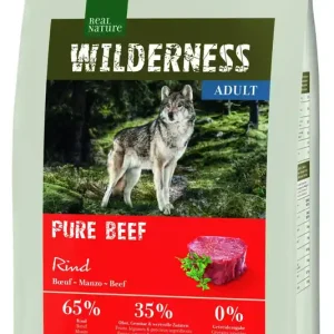 Újdonság Real Nature Wilderness Pure Beef száraz kutyaeledel adult marha 4kg