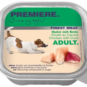 Premiere Finest Meat kutya tálka adult csirke&kacsa 10x150g Szuper ajánlat