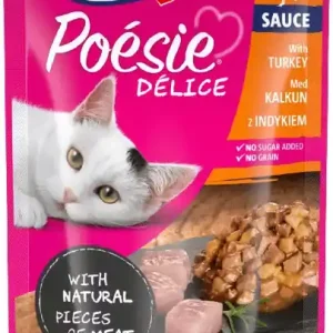 Vitakraft Poésie macska tasak adult pulyka szósz 23x85g Utolsó esély