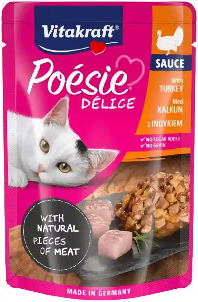 Vitakraft Poésie macska tasak adult pulyka szósz 23x85g Utolsó esély