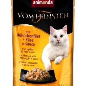 Utolsó esély Animonda vom Feinsten macska tasak csirke&sajt szósz 18x50g