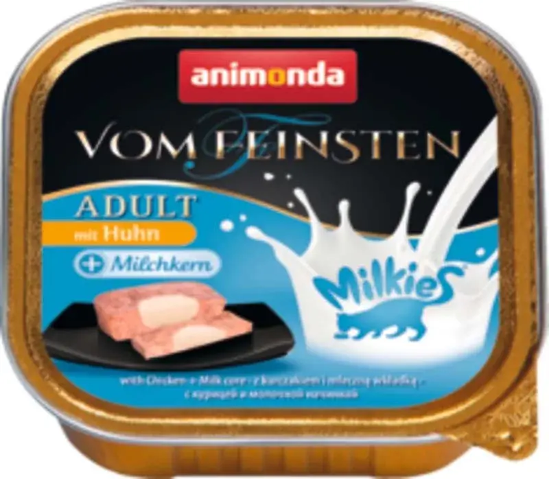 Animonda vom Feinsten macska tálka csirke&tej töltött 32x100g Biztonságos fizetés