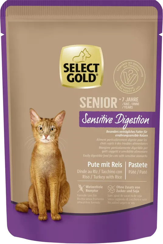 Select Gold Digestion macska tasak senior 12x85g Végkiárusítás