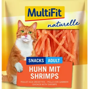 MultiFit Naturelle macska jutalomfalat csirke&garnéla 50g Olcsó