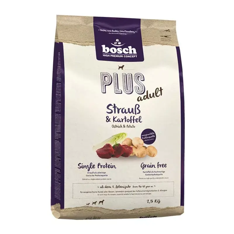 Nézd meg most BOSCH Plus száraz kutyaeledel adult strucc&burgonya 2,5kg