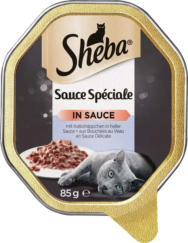 Outlet Sheba Sauce Spéciale macska tálka borjú 22x85g