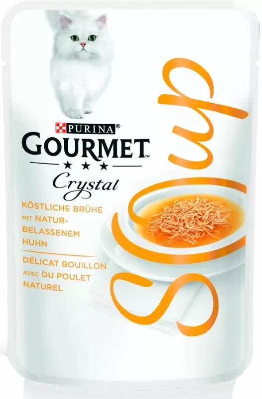 Gourmet Soup macska tasak csirke 32x40g Gyors kiszállítás