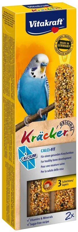 Prémium Vitakraft Kräcker hullámos papagájnak kalcium 60g 2db