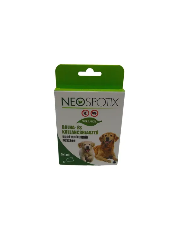Akció Neospotix bolha- és kullancsriasztó spot-on kutyáknak 5x1ml