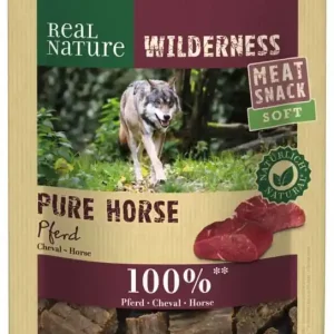 Real Nature Wilderness kutya jutalomfalat Pure Horse lóhús 150g Korlátozott ajánlat