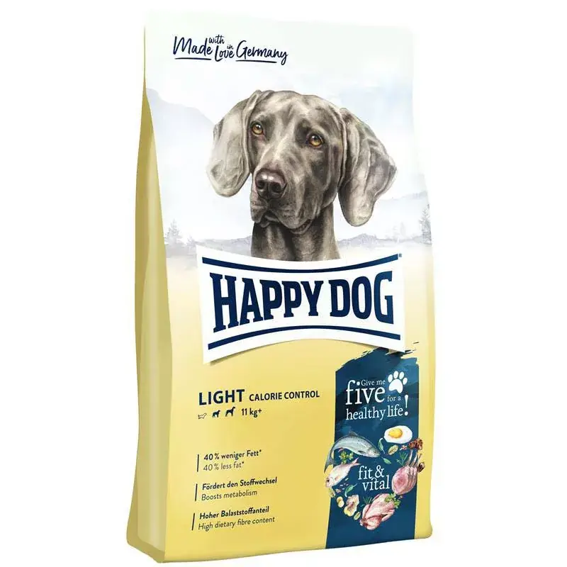 Happy Dog Fit&Vital száraz kutyaeledel medium/maxi light calorie control 4kg Kedvezményes ár