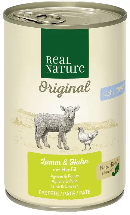 Real Nature Original macska konzerv light bárány&csirke 6x400g Ne maradj le