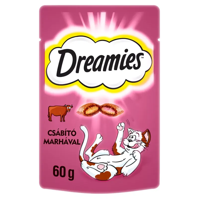 Dreamies macska jutalomfalat marha 6x60g Árengedmény