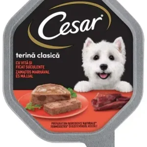 Szuper ajánlat Cesar kutya tálka marha&máj 14x150g