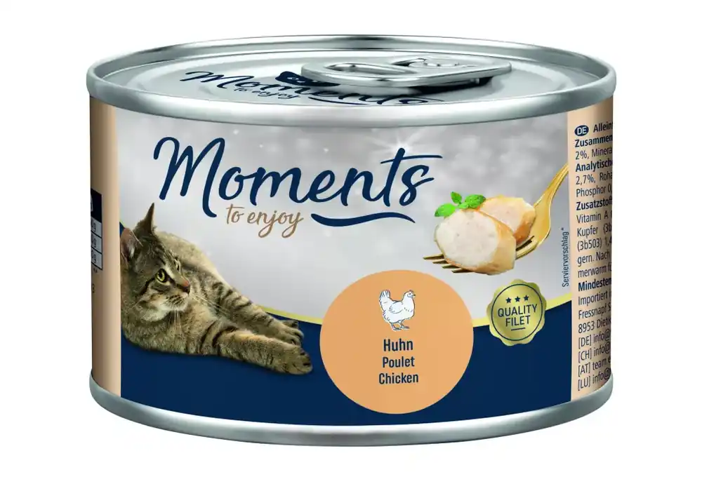 Moments macska konzerv csirke 6x140g Szuper akció