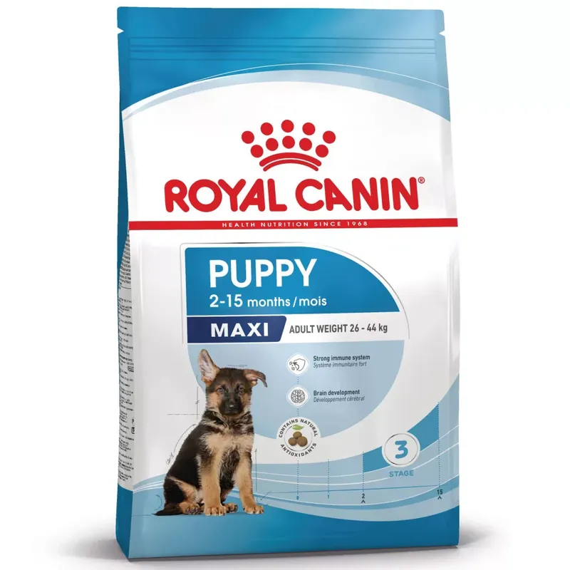 Royal Canin Size Health Nutrition Maxi puppy száraz kutyaeledel 15kg Akciós ár