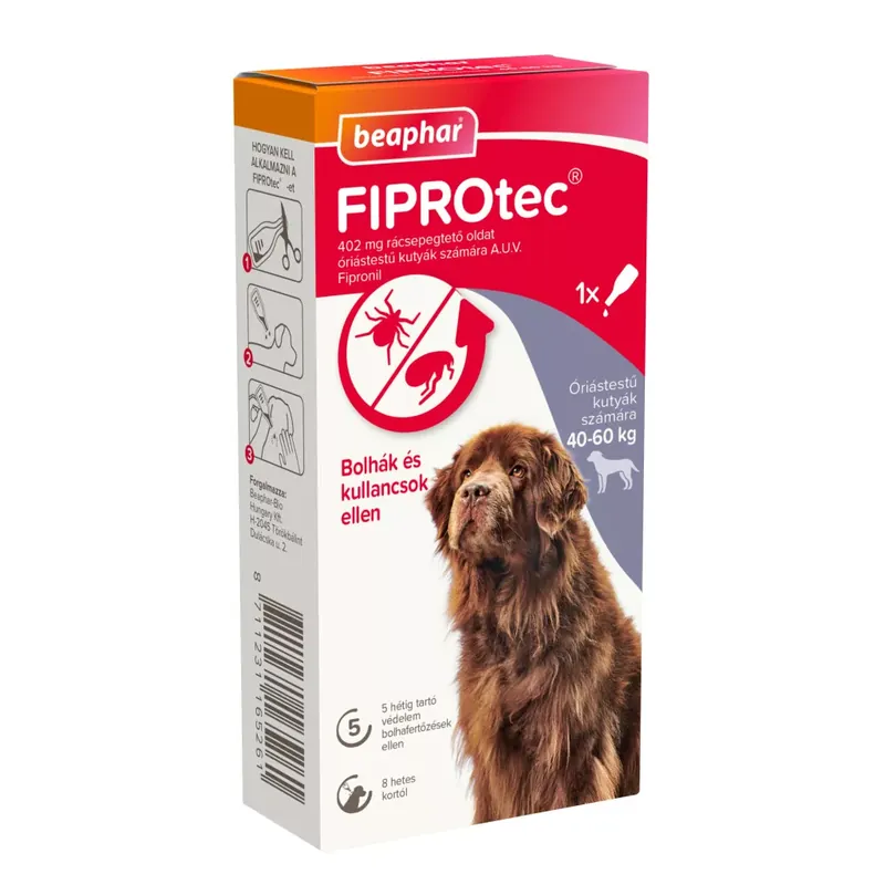 Beaphar FIPRotec spot-on kullancs és bolha ellen kutyáknak 40-60kg Akció