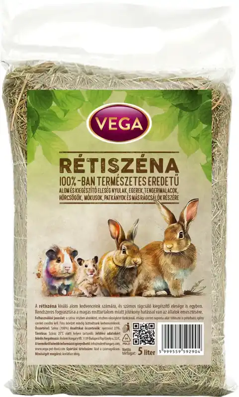 VEGA kisemlős eledel rétiszéna 5l Végkiárusítás