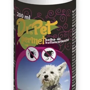 Legnépszerűbb Dr.Pet bolha- és kullancsriasztó permet kutyáknak és macskáknak 200ml