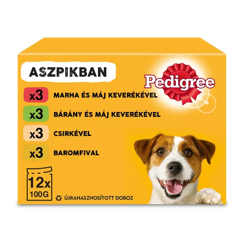 Ajánlat Pedigree kutya tasak MP csirke&bárány&pulyka&marha 12x100g