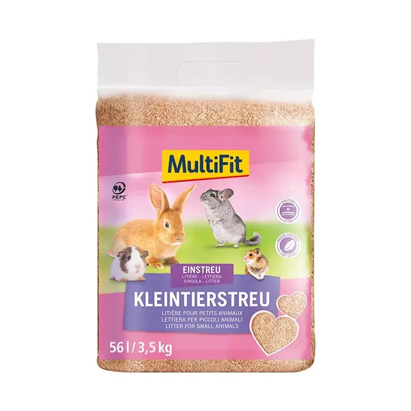 Legjobb ár MultiFit kisemlős alom forgács 56l