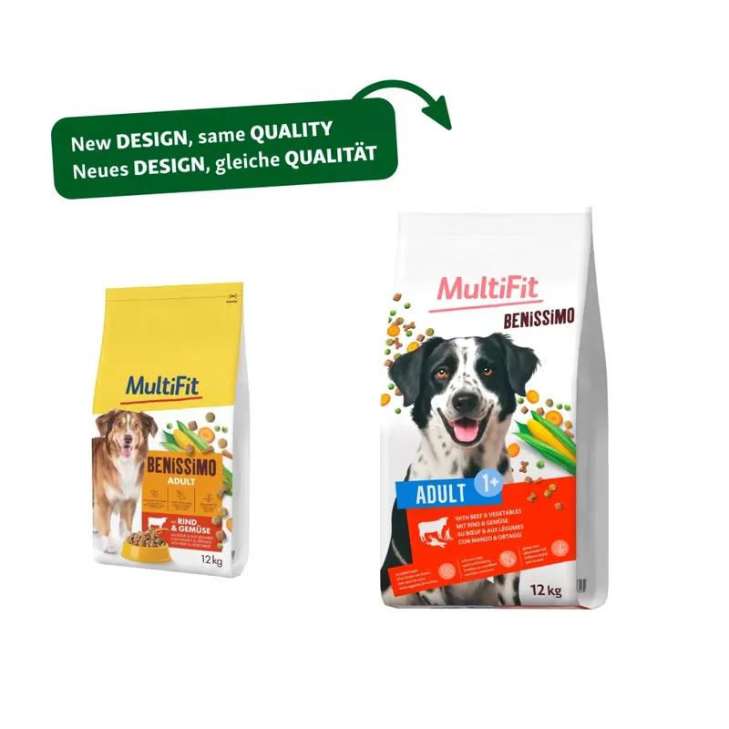 MultiFit Benissimo száraz kutyaeledel adult 12kg Különleges ajánlat