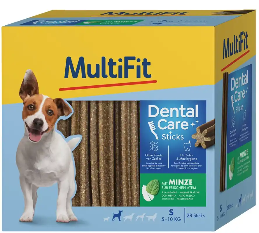 Kiárusítás MultiFit DentalCare kutya jutalomfalat adult S 4x110g 28db