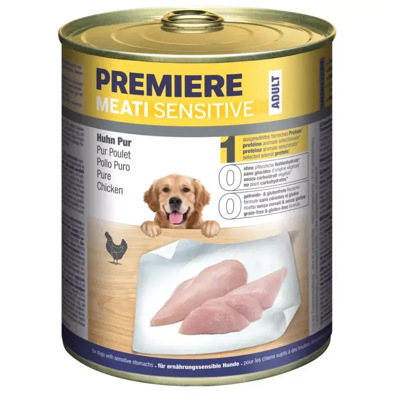 Premiere Meati Sensitive kutya konzerv adult csirke 6x800g Olcsó