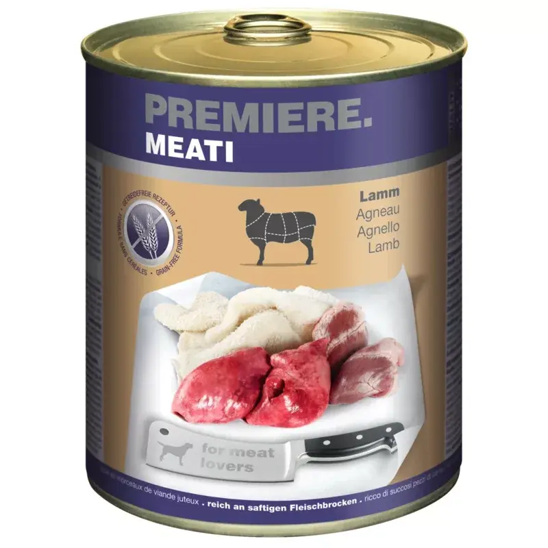 Premiere Meati kutya konzerv adult bárány 6x800g Rendeld meg most