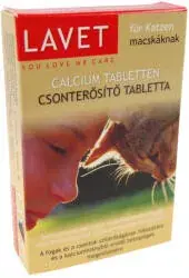 LAVET tabletta csonterősítő macskáknak 50db Utolsó esély