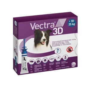 VECTRA 3D spoton kutyáknak 10-25kg 3,6ml Akció