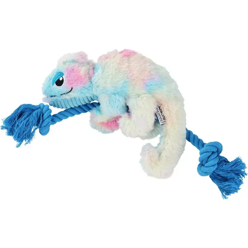 Vedd meg online AniOne TOY plüss kaméleon kötéllel
