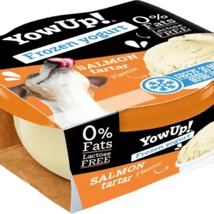 Biztonságos vásárlás YowUp joghurt kutya fagyi lazac&tartár 110g