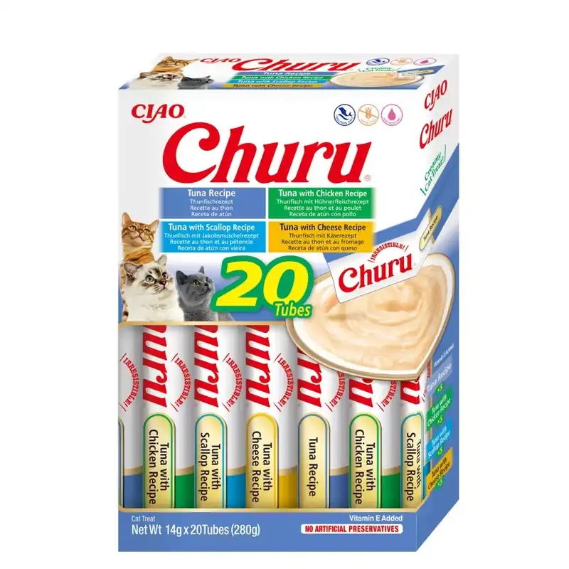 INABA Churu Ciao krém macska jutalomfalat tonhal 20x14g Exkluzív ajánlat