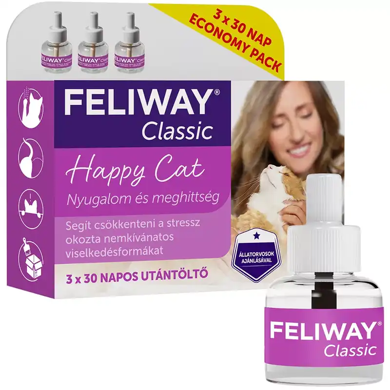 Akció Feliway Classic utántöltő 3x48ml