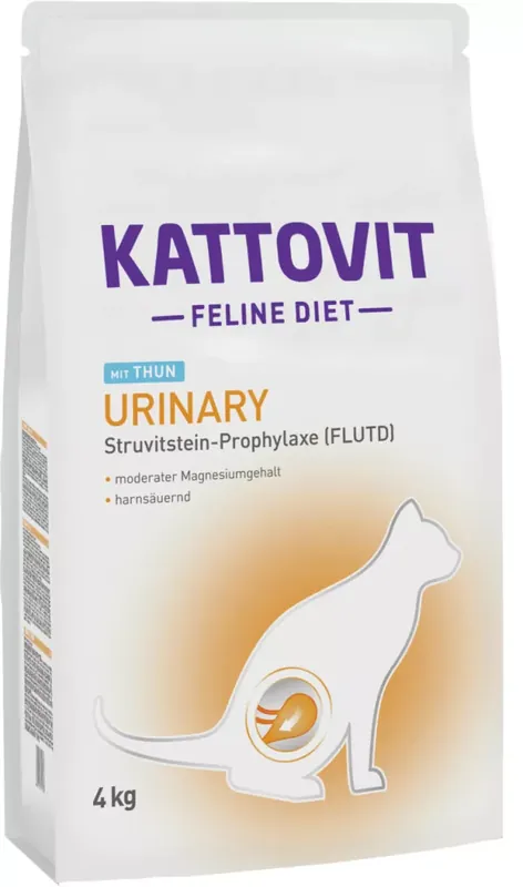 Legkelendőbb Kattovit Feline Diet tasak húgykő elleni macskaeledel tonhal 4kg