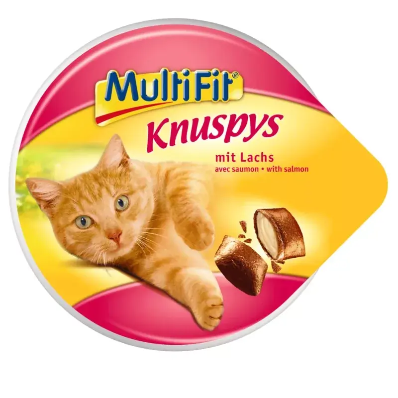MultiFit Knuspys macska jutalomfalat lazac 7x60g Bestseller