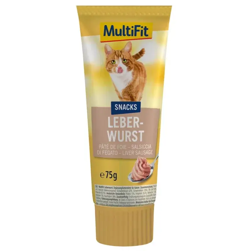 Szuper ajánlat MultiFit paszta macska jutalomfalat májkrém 75g