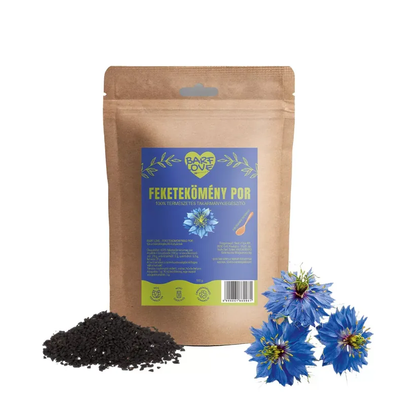 Népszerű BARF LOVE 100% Feketekömény por kutyáknak 100g