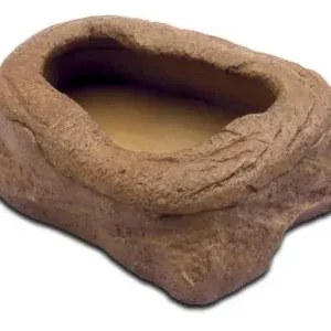 ExoTerra Worm Dish etetőtál élgyűrűvel terráriumi állatok részére 9,5x4,5x12,7cm Azonnali szállítás
