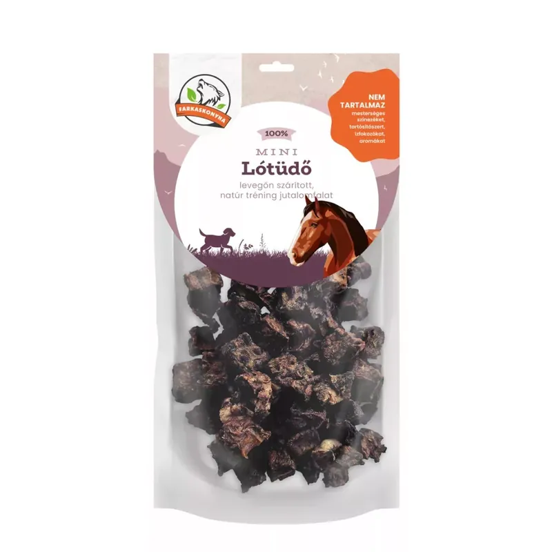 Expressz kézbesítés Farkaskonyha Mini jutalomfalat lótüdő 100g