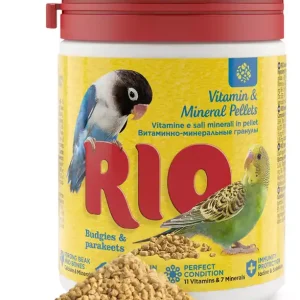 RIO Vitamin- és ásványianyag pelletek hullámos papagájoknak és törpepapagájoknak 120g Kihagyhatatlan ajánlat