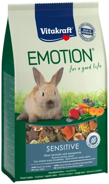 Vitakraft Emotion Sensitive válogatás nyúleledel 600g Exkluzív ajánlat