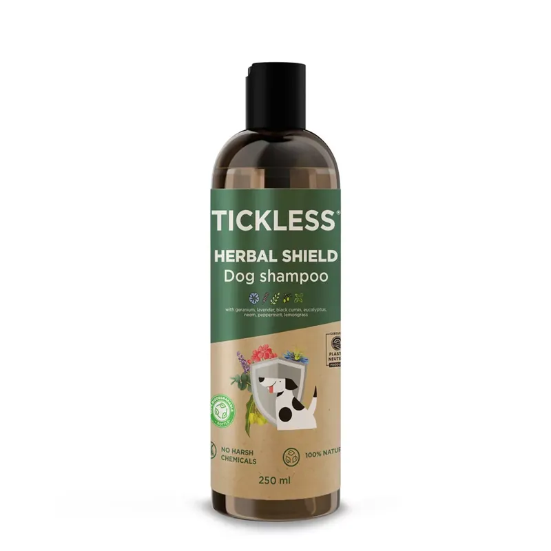 Exkluzív ajánlat Tickless Herbal Shield kullancsriasztó sampon 250ml