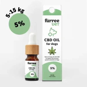 Bestseller Fürree VET CBD olaj 5% 15kg alatti kutyáknak 10ml