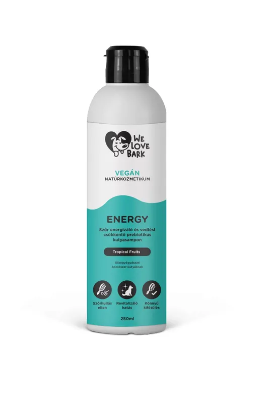 We Love Bark Energy prebiotikus kutyasampon 250ml Exkluzív ajánlat