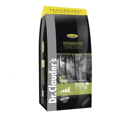 Dr.Clauders Best Choice Adult Hyposensitive Szarvas & Burgonya All breed 20kg Gyors kiszállítás
