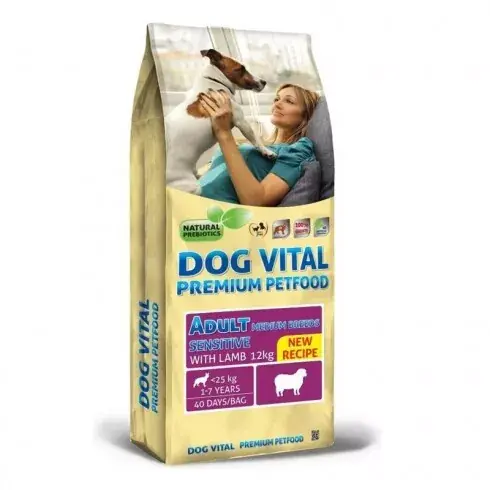 Dog Vital Adult Sensitive Medium Breeds Lamb Árengedmény